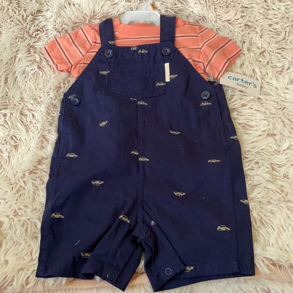 Baby boy overall set